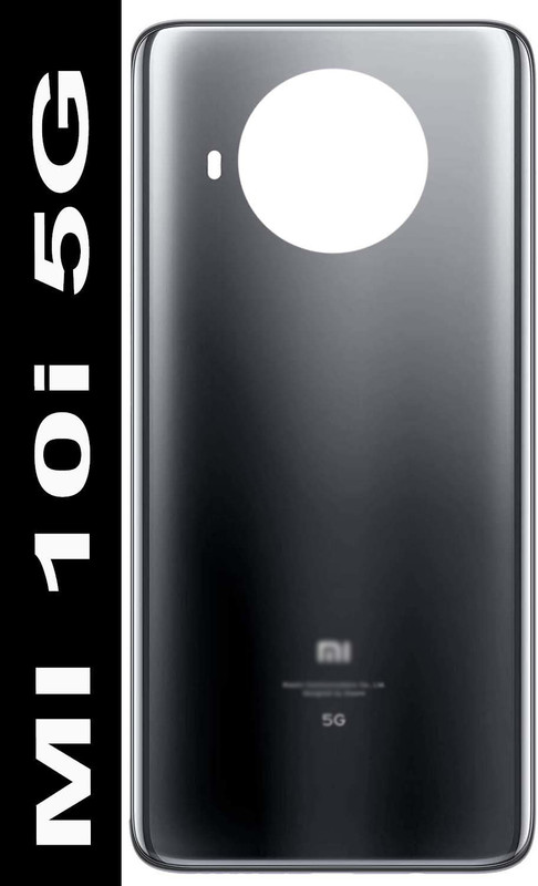 Unique4Ever Mi 10i Back Panel(Midnight Black)
