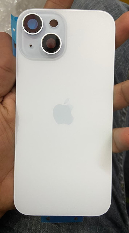 FIONKIY APPLE IPHONE IPHONE 15 BACK PANEL (ORIGINAL WITH CAMERA LENS) Back Panel(WHITE)