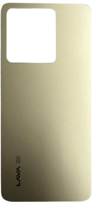 FixHub Lava Blaze 3 5G Back Battery Door Back Panel Compatible Back Panel(gold)