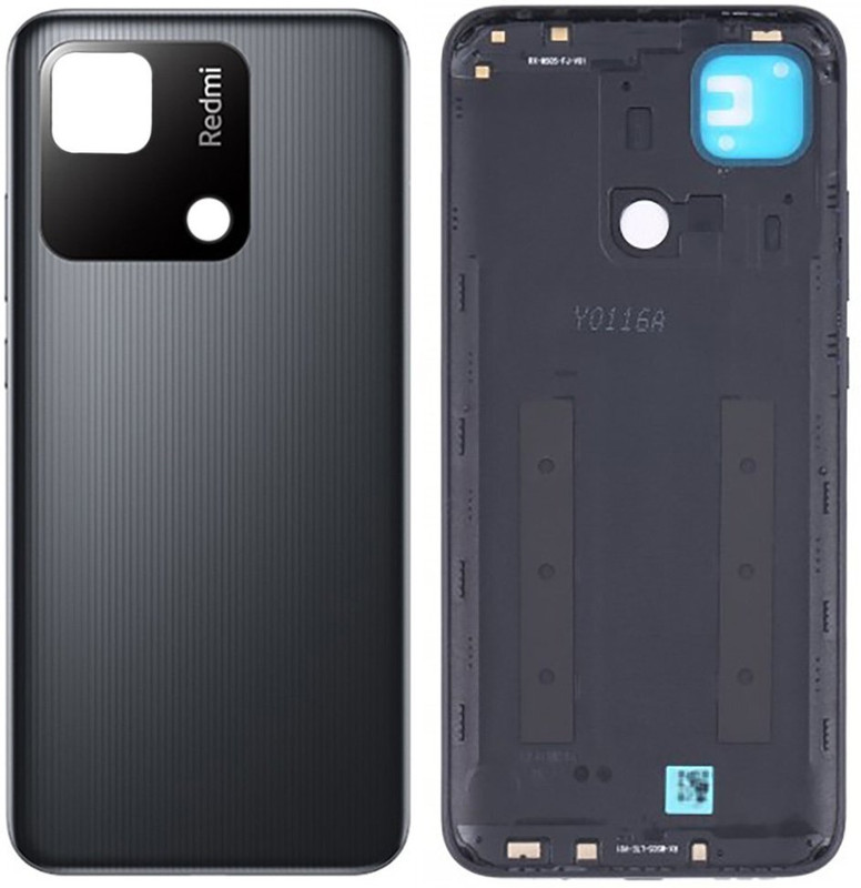 FriendzzWorld REDMI 10A Back Panel(Charcoal Black)