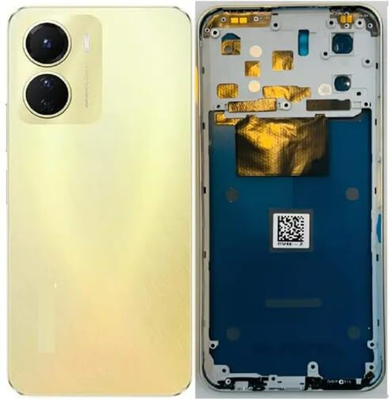 FIONKIY VIVO Y16 GOLD BODY BACK PANEL (ORIGINAL) Back Panel(GOLD)