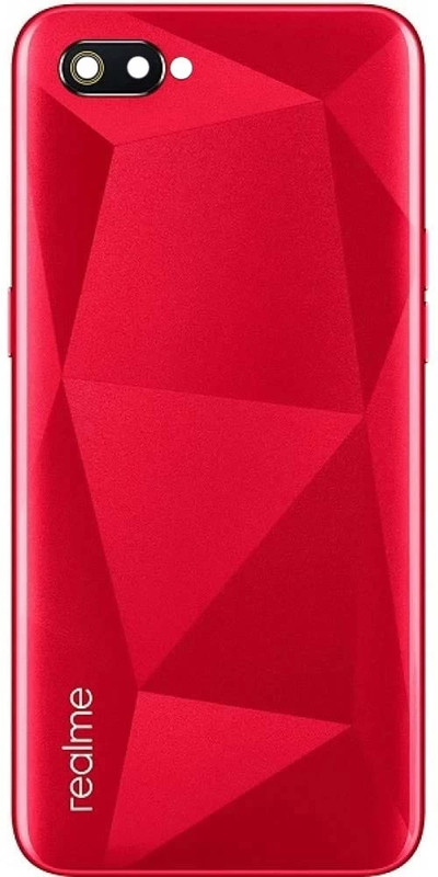 Tusail Realme C2 Replacement Back Cover, Back Panel(Red)