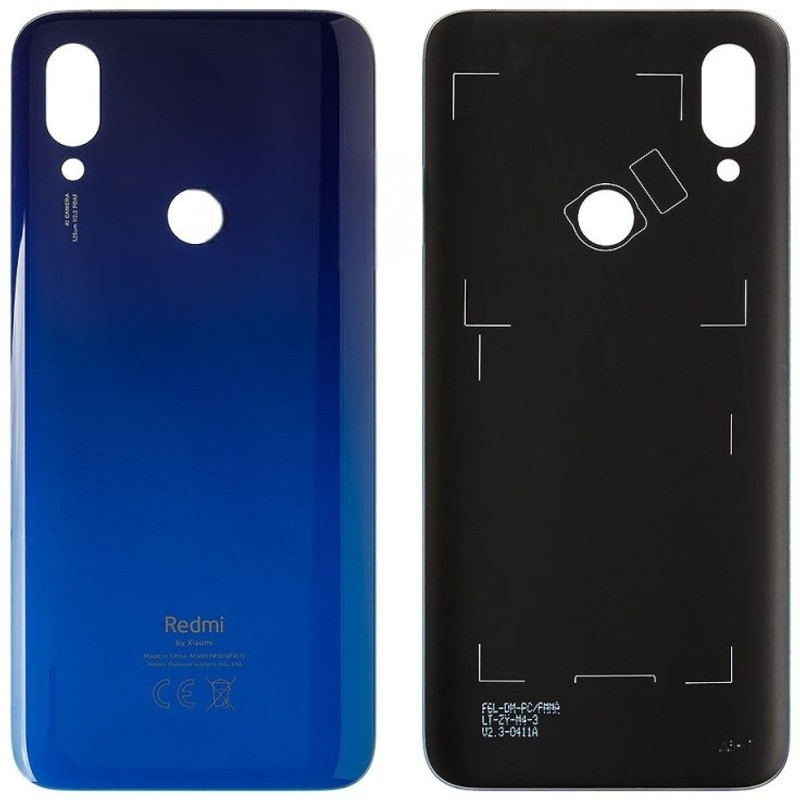 Sandreezz Xiaomi Redmi 7 (with Proper Logo) Back Panel(Comet Blue)
