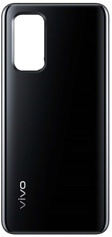 krazeever Vivo V19 Black Glass Back Panel(Black)