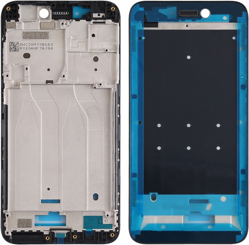 Unique4Ever Redmi GO Front Housing LCD Frame Bezel Plate Front Panel(Black)