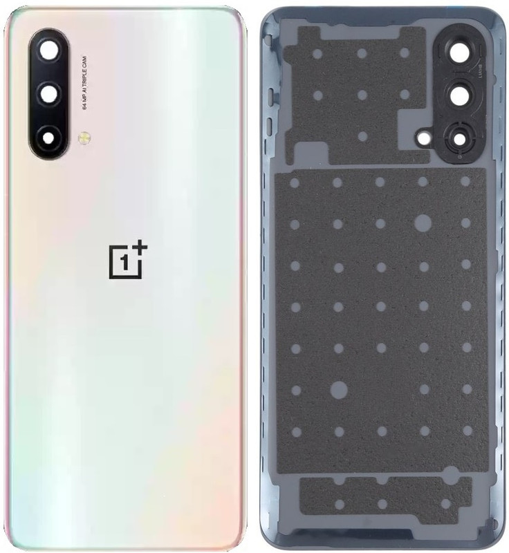 Sandreezz OnePlus Nord CE 5G (100% Original) (with Camera Lens Ring) (with Proper Logo) Back Panel(Silver Ray)
