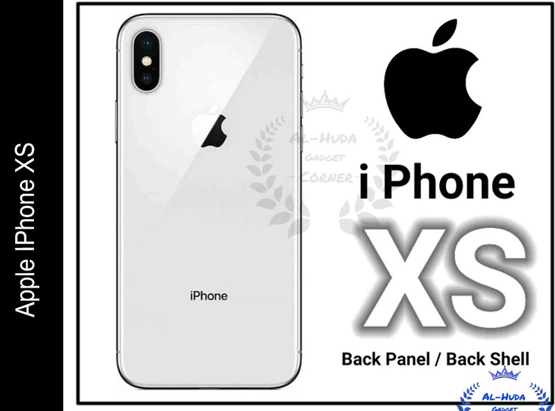AABLUE ENTERPRISES Iphone xs back panel IPHONE APPLE XS BACK PANEL GLASS Back Panel(White)