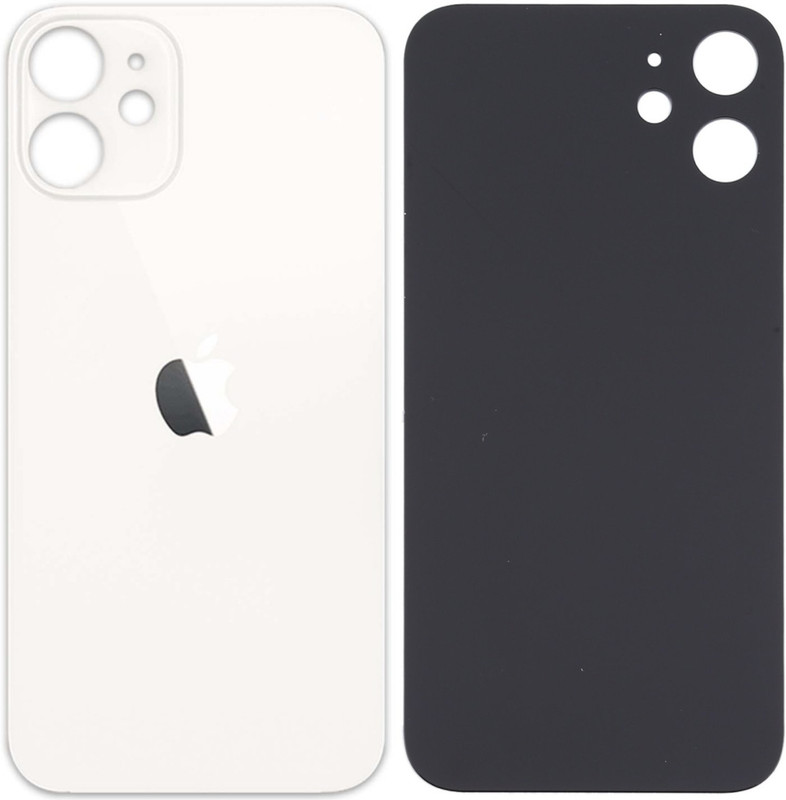 Flipkart SmartBuy Apple iPhone 12 Mini with (Proper Logo) Glass Back Panel(White)