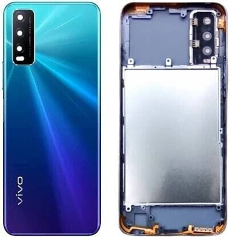 Flipkart SmartBuy Vivo Y20 (V2029) Housing Back Panel(Blue)