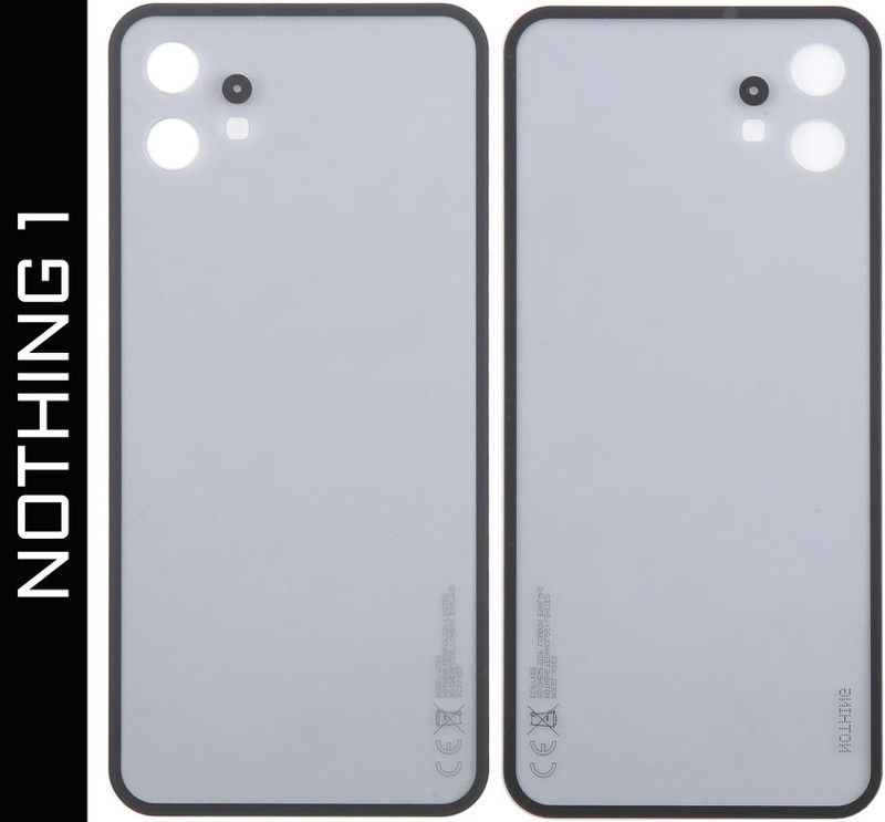 Unique4Ever Nothing Phone 1 (5G) High Premium Quality Back Panel(Black)