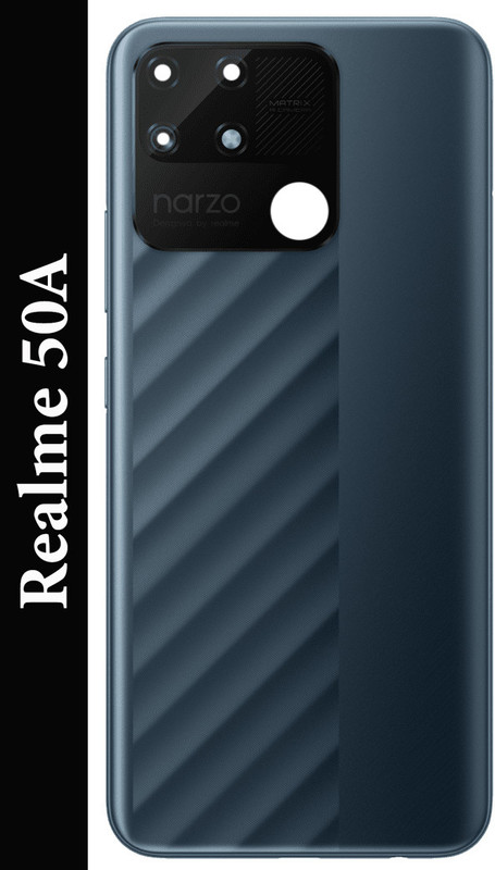 FriendzzWorld realme Narzo 50A With Side Volume & Power Buttons Back Panel(Green)