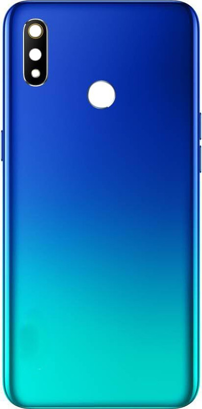 AAA Spares For Realme C21 Back Glass Back Panel(Blue)