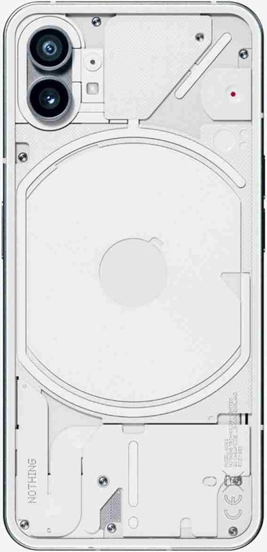 Tusail Back Glass For Nothing Phone (1) 5G Back Panel(White)