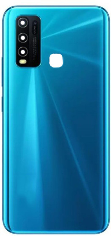 imbi Vivo Y50 (1935, V1965A) With Network Antenna, Power and Volume Button Camera Glass Full Panel(pacock Blue)