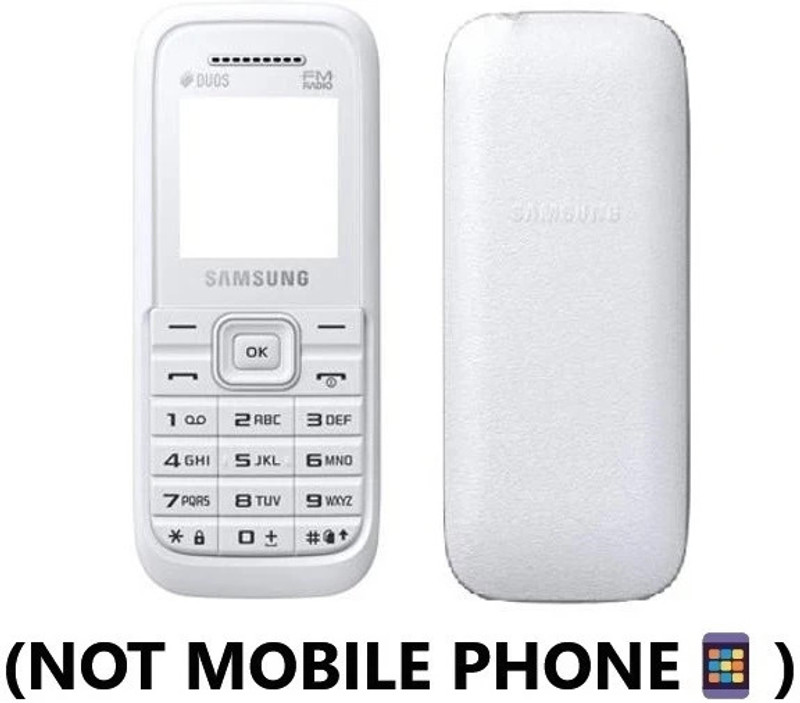 JTP Samsung Guru FM Plus B110 B110e Full Keypad Housing Body Panel (Not Mobile Phone) Full Panel(White)