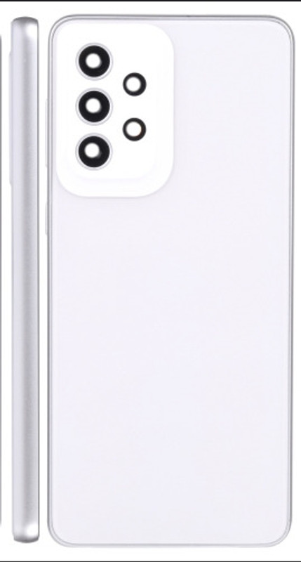 imbi Samsung Galaxy A33 5G With Middle Frame, Power Volume Button Camera Glass Full Panel(White)