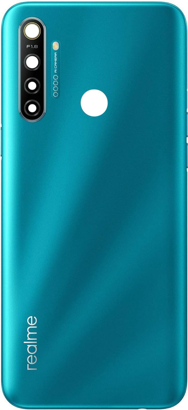 Unique4Ever Realme 5i Back Panel(Blue)
