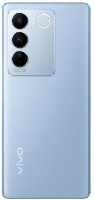 KOHZO VIVO V27 (GLASS) WITH CAMERA RING Back Panel(MAGIC BLUE)