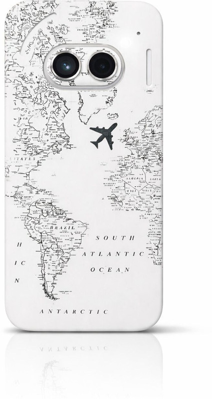 modifyphone Back Skin for Nothing 2a Map Sticker Mobile Skin(White, Black)