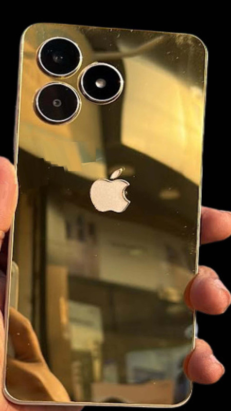 MOKPLZ REALME C53,N53,C51 ACRYLIC SHEET Mobile Skin(Gold)