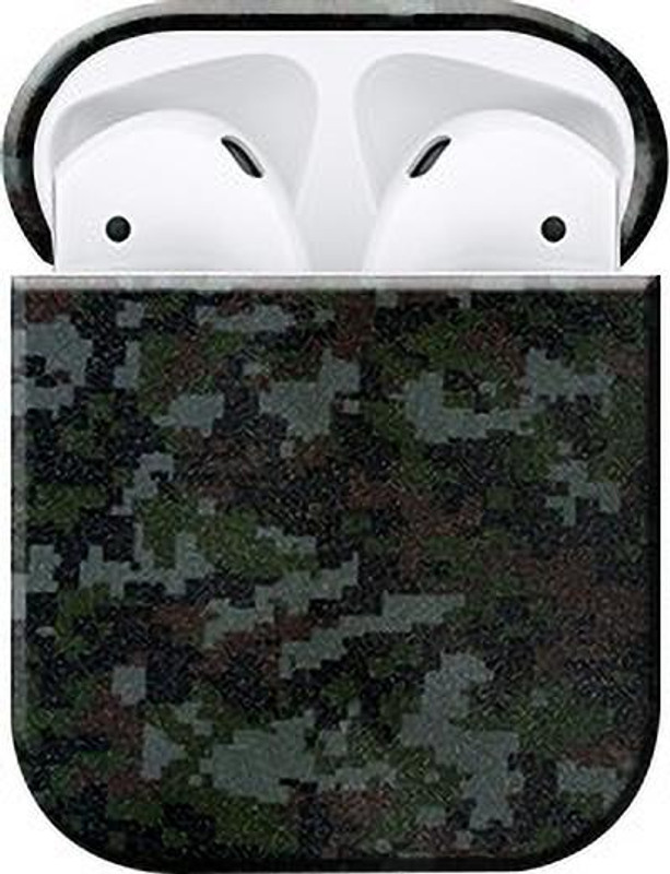 Mclaxa Apple Airpods 2nd Gen Buds Camouflage Digital Mobile Skin(Camouflage Digital Skin With Super Matte Finish)