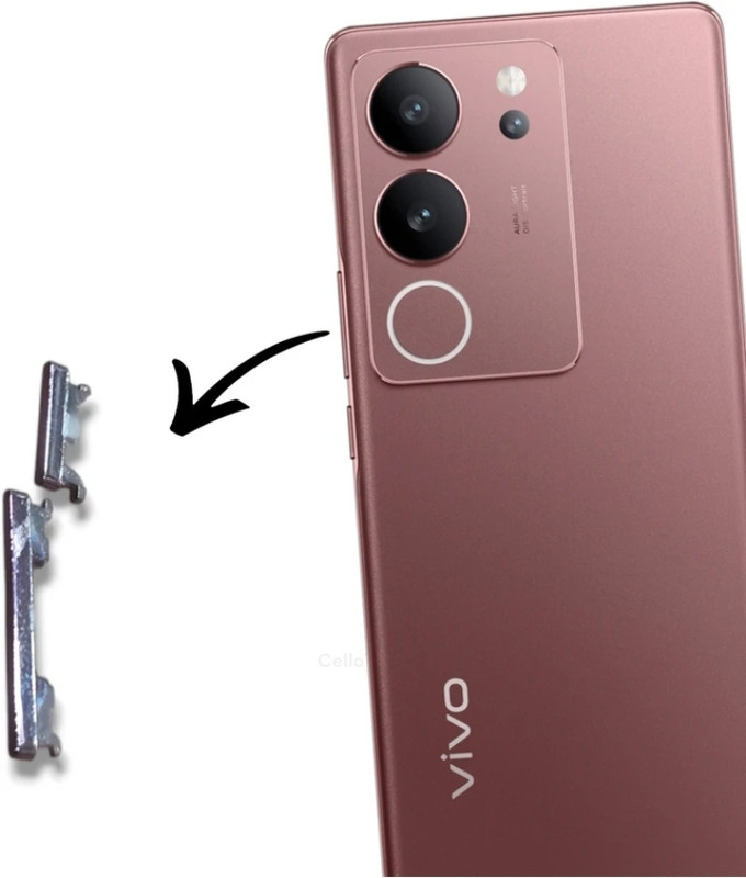 Shavik V29 5g Vivo V29 5g out key (brown) (power volume side buttons) Power ON/OFF Button