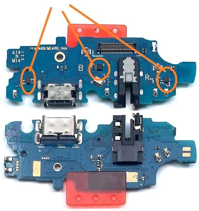 KezeMize (SM-A528B) Samsung Galaxy A52s 5G [100% OG](Charging CC Patta Charging Flex Board) Charging PCB Complete Flex