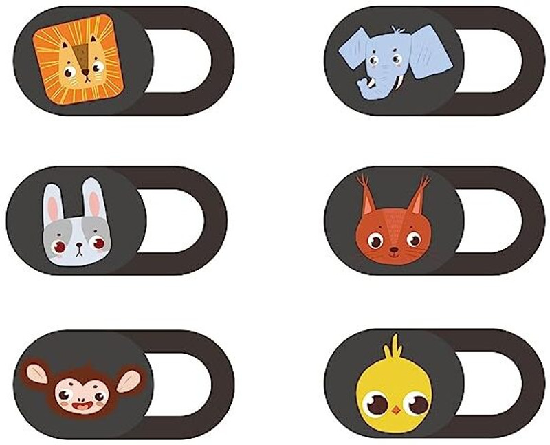 mizi [6 Pack] Webcam Animal Privacy Cover Computer, Laptop, Tablets & Phones - Front Camera