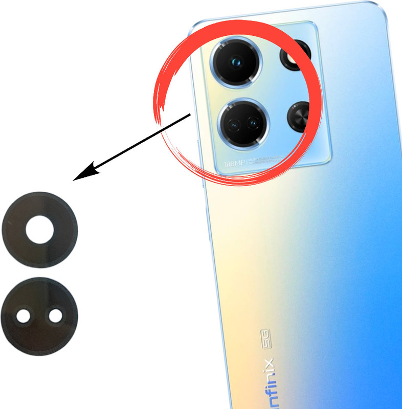 CELLO TECH NX-X6711 INFINIX NOTE 30 5G Camera Lens Glass