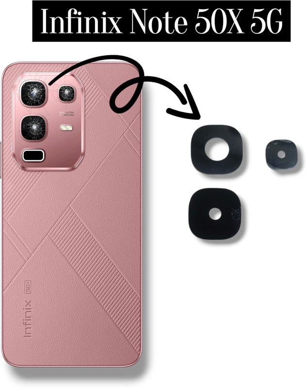 A R Enterprise X6857B Infinix Note 50x 5g Camera Lens Glass