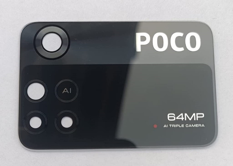 AceKing New Back Camera Glass with Adhesive Sticker Poco M4 Pro 4G Camera Lens Glass