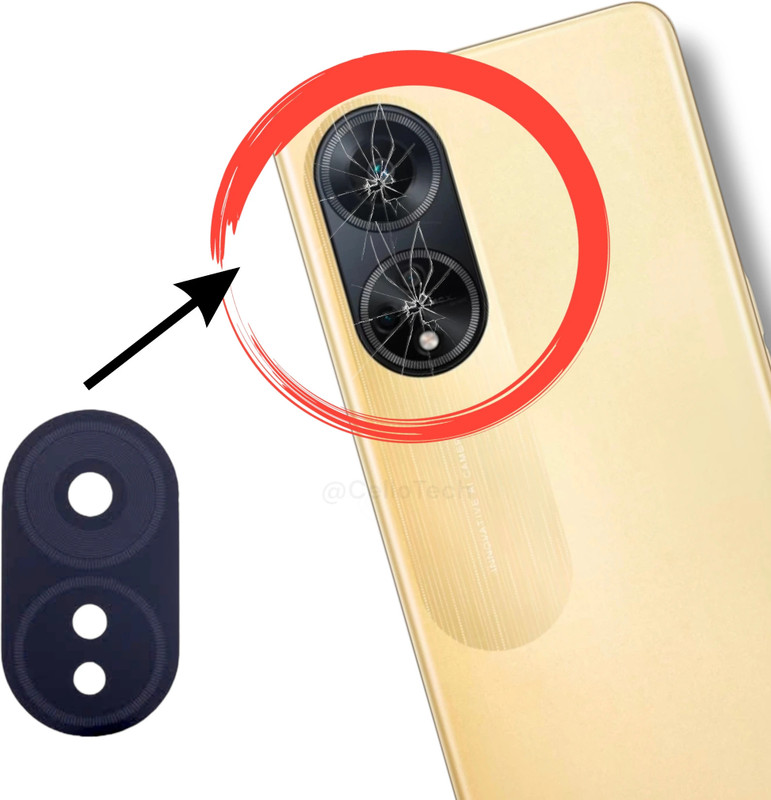 CELLO TECH OG Original Camera Glass For OPPO A18, OPPO A38 Camera Lens Glass