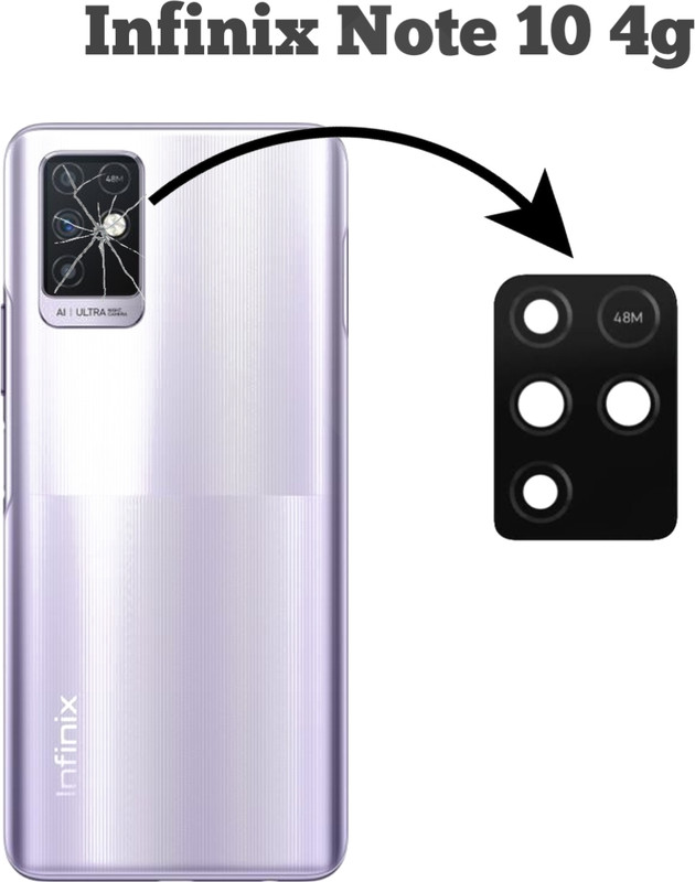 A R Enterprise x693 infinix note 10 4g Camera Lens Glass