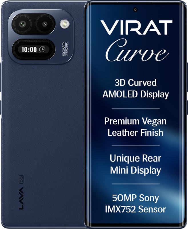 LAVA Virat Curve 5G (Heritage Indigo, 128 GB)(6 GB RAM)