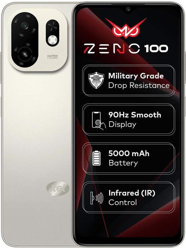 itel Zeno 100 (Titanium Gold, 64 GB)(3 GB RAM)