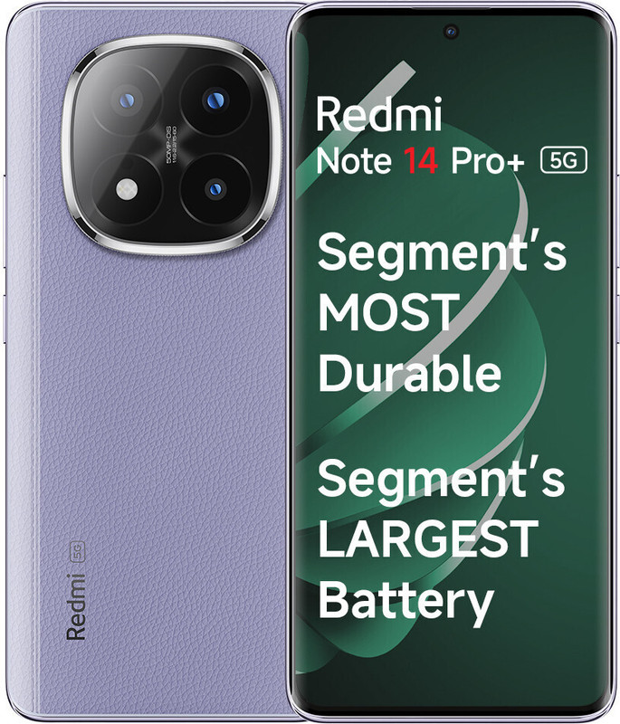 REDMI Note 14 Pro+ 5G (Phantom Purple, 128 GB)(8 GB RAM)