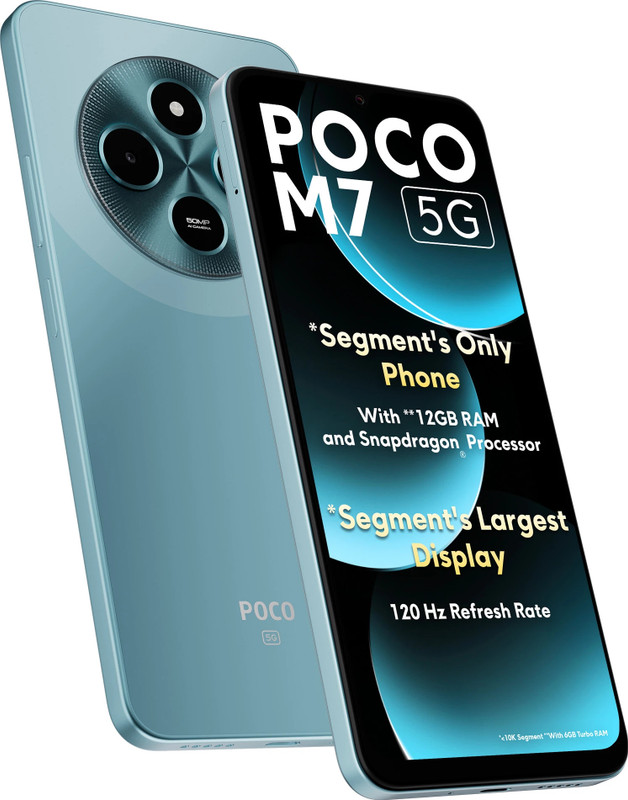 POCO M7 5G (Ocean Blue, 128 GB)(8 GB RAM)