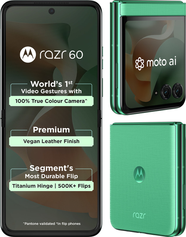 MOTOROLA Razr 60 (PANTONE Spring Bud, 256 GB)(8 GB RAM)
