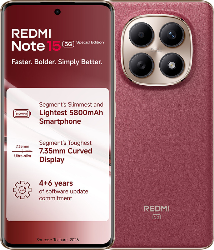 REDMI Note 15 SE 5G (Crimson Reserve, 128 GB)(6 GB RAM)