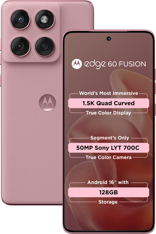 MOTOROLA Edge 60 Fusion 5G (PANTONE Zephyr, 128 GB)(8 GB RAM)