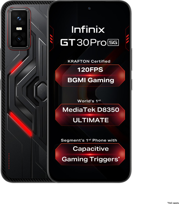 Infinix GT 30 Pro 5G+ (Dark Flare, 256 GB)(12 GB RAM)