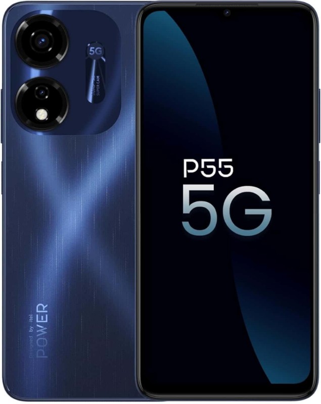 itel P55 5G (Dark Blue, 128 GB)(12 GB RAM)