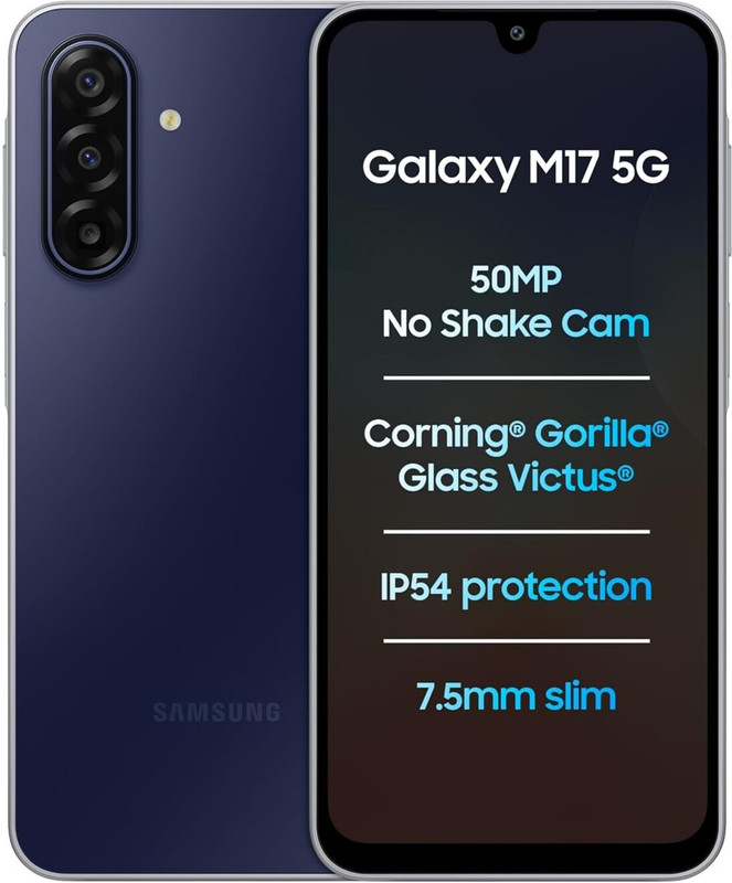Samsung Galaxy M17 5G (Sapphire Black, 128 GB)(4 GB RAM)