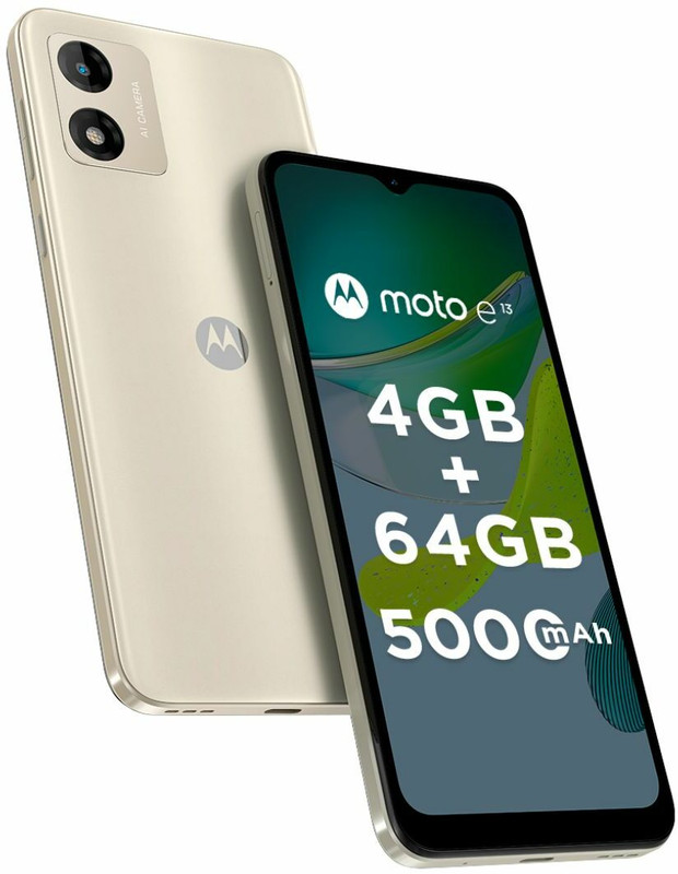 MOTOROLA e13 (Creamy White, 64 GB)(4 GB RAM)