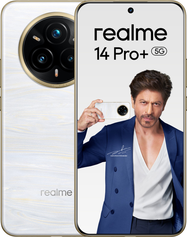 realme 14 Pro+ 5G (Pearl White, 128 GB)(8 GB RAM)