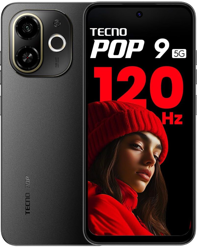 Tecno POP 9 5G (Midnight Shadow, 64 GB)(4 GB RAM)