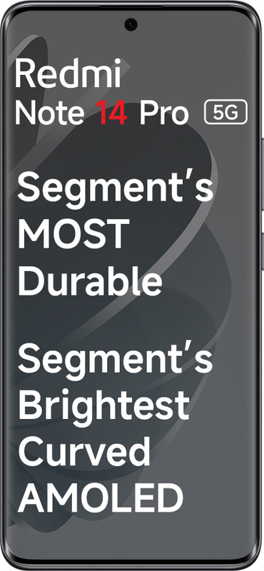 REDMI Note 14 Pro 5G (Black, 128 GB)(8 GB RAM)