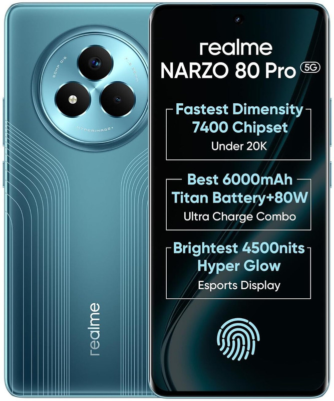 realme Narzo 80 Pro 5G (Racing Green, 256 GB)(8 GB RAM)