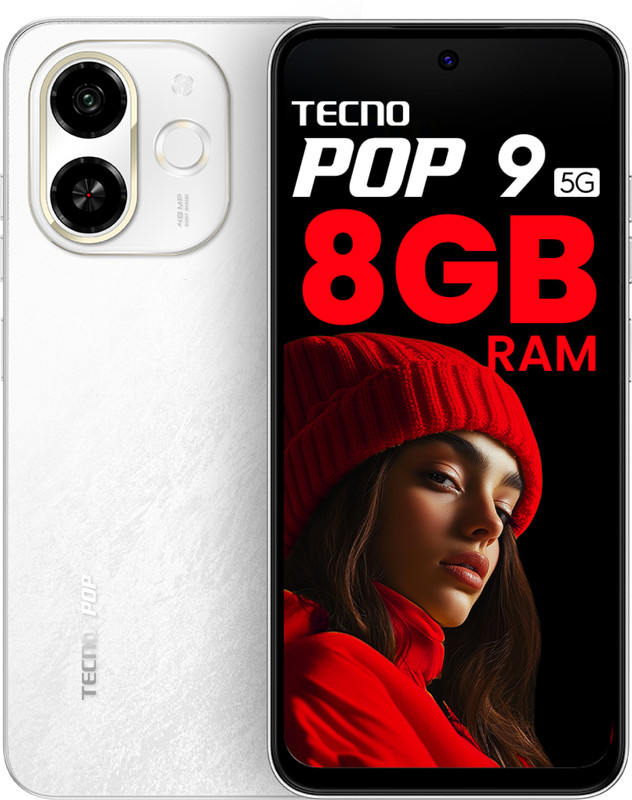 Tecno Pop 9 5G (Aurora Cloud, 128 GB)(4 GB RAM)