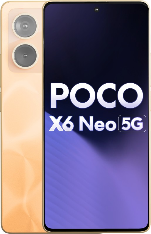 POCO X6 Neo 5G (Martian Orange, 256 GB)(12 GB RAM)